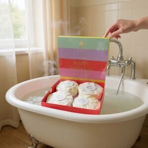 NEW 4 Musee Bath's "Happy Birthday to You!" Shower Steamers